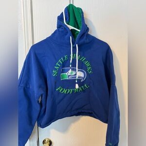 Women’s cropped sweatshirt- size medium NFL Seattle Seahawks